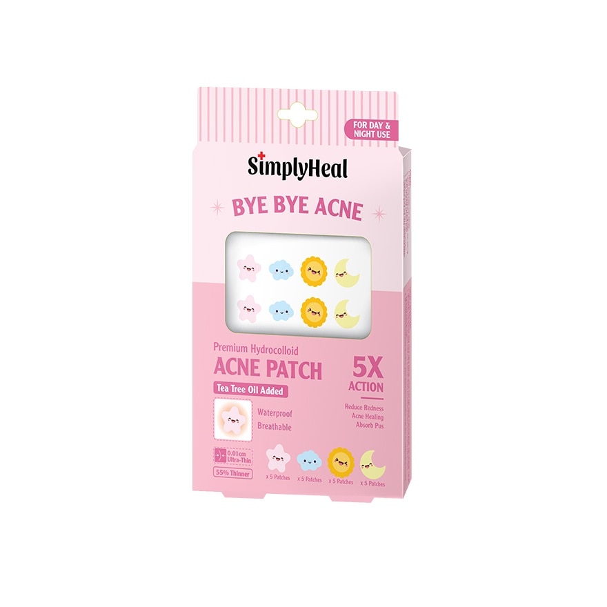 Sweet Weather Day & Night Premium Hydrocolloid Acne Patch 20s