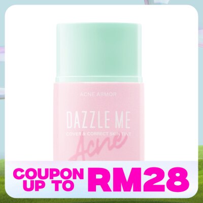 DAZZLE ME Ance Armor Cover & Correct Skin Tint W02 Light Bone