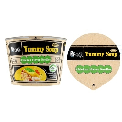 YUMMY SOUP Chicken Flavor Noodle (Barrel) 102g  (Expiry Nov-Dec 2024)