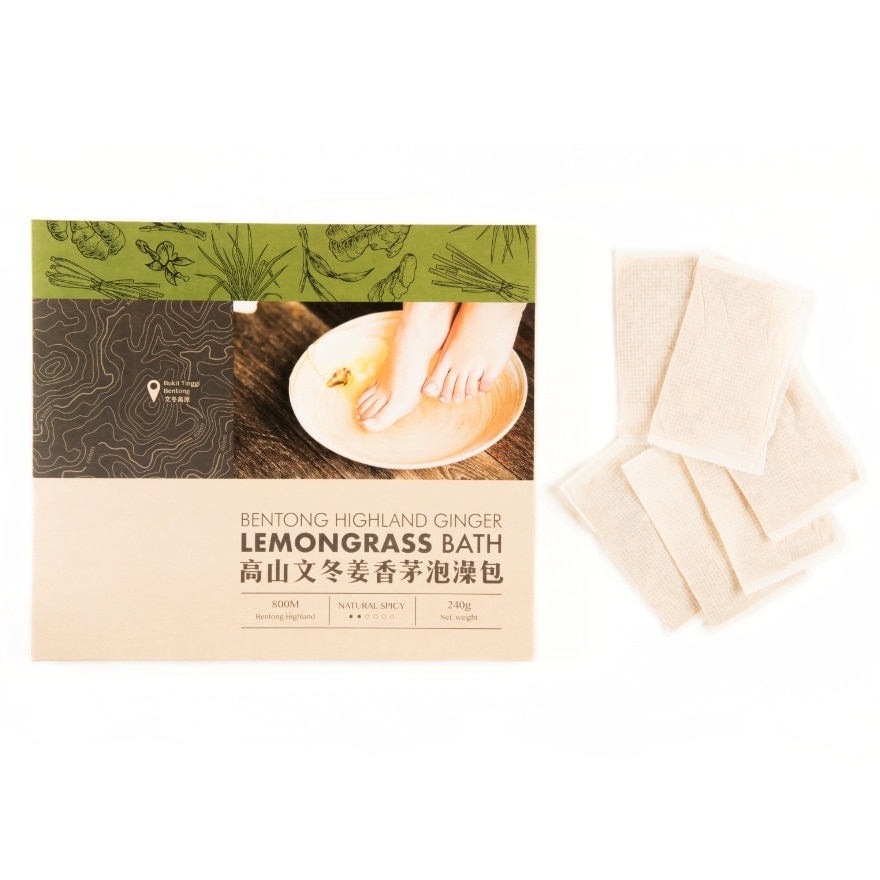 Bentong Ginger Organic Lemongrass Bath Pack (10G X 24 Pkts)