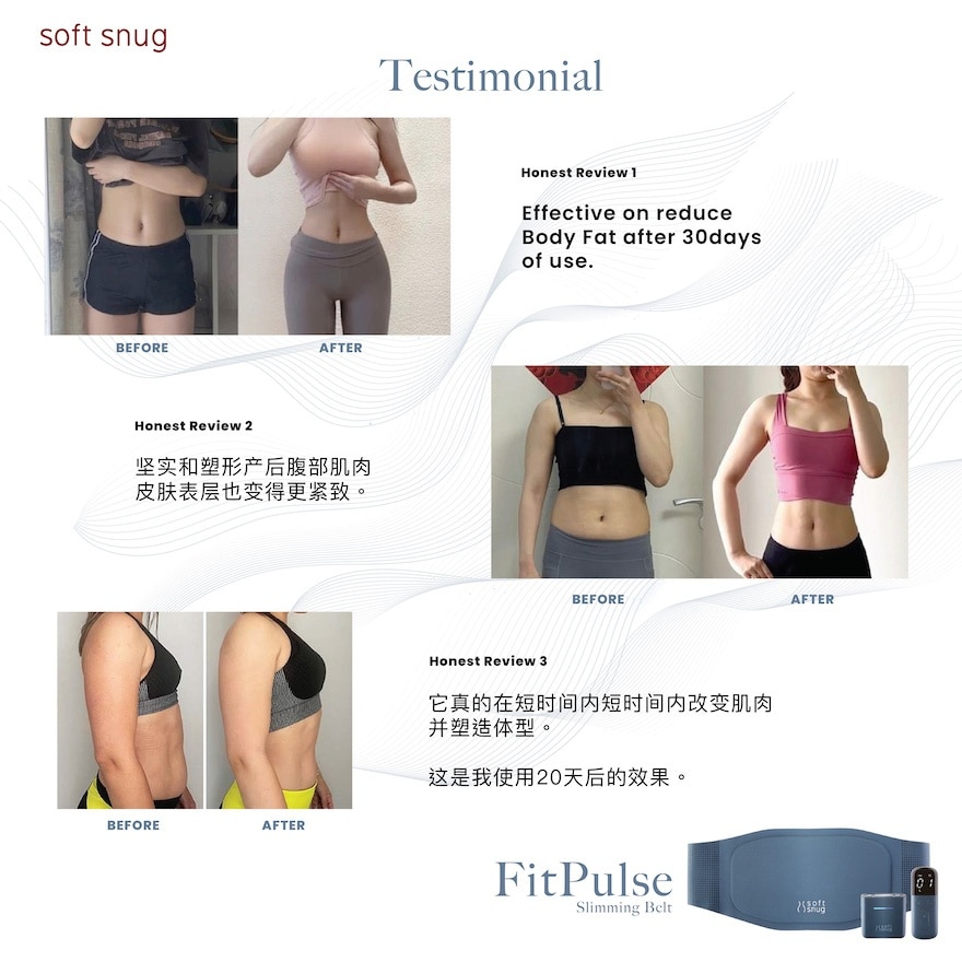 FitPulse Slimming Belt 1s