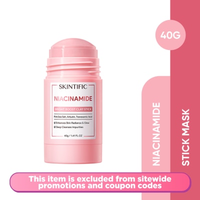 SKINTIFIC - Niacinamide Bright Boost Clay Stick 40G