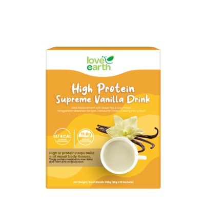 LOVE EARTH High Protein Supreme Vanilla Drink 350g