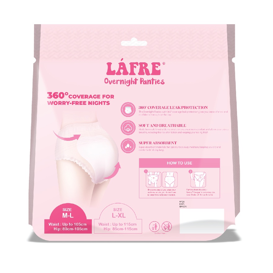 Overnight Panties Medium to Large 3s image