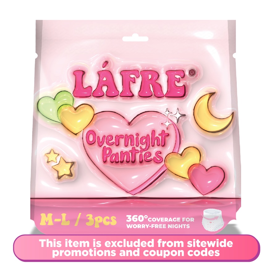 Overnight Panties Medium to Large 3s
