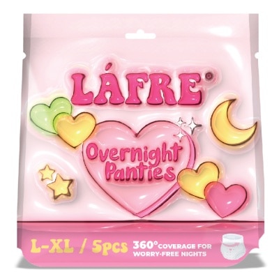 LAFRE Overnight Panties Large to Extra Large 5s