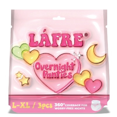 LAFRE Overnight Panties Large to Extra Large 3s