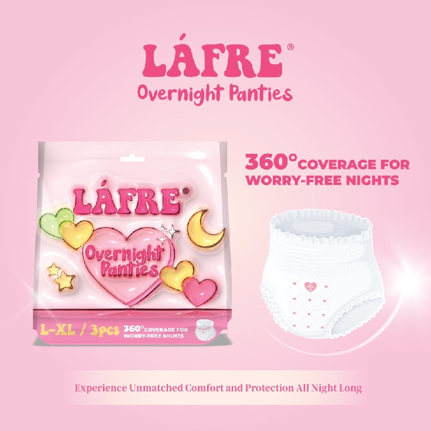 Overnight Panties Large to Extra Large 3s