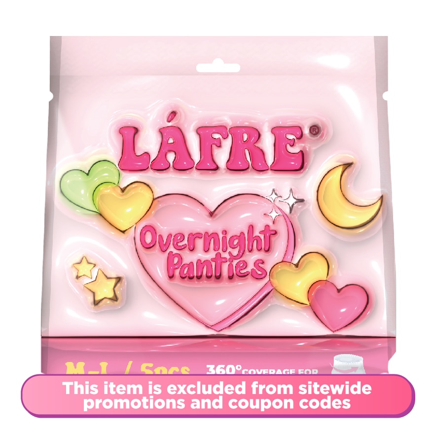 Overnight Panties Medium to Large 5s