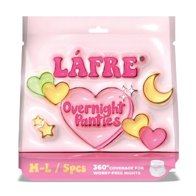 LAFRE Overnight Panties Medium to Large 5s