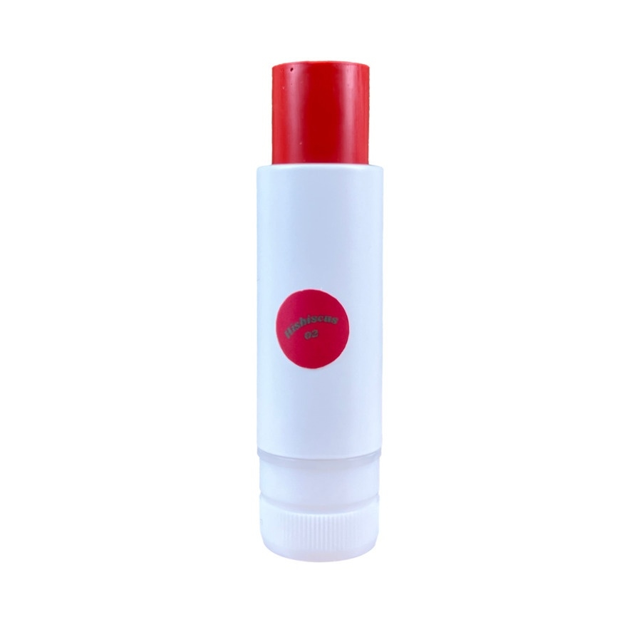 Bamboo Refillable Natural Tinted Lip Balm in Hibiscus 4g image