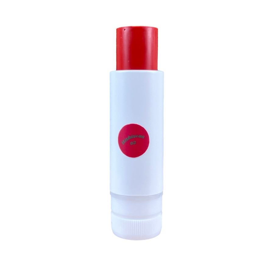 Bamboo Refillable Natural Tinted Lip Balm in Hibiscus 4g