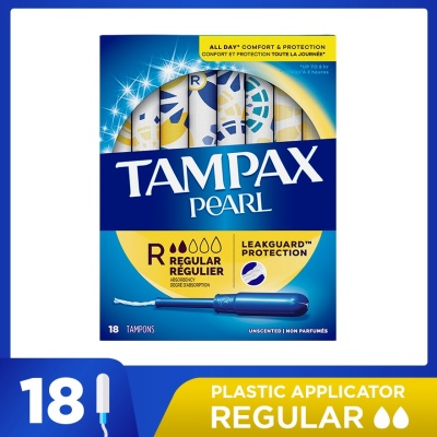 TAMPAX - Plastic Applicator Regular 18s