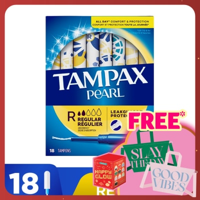 TAMPAX Plastic Applicator Regular 18s