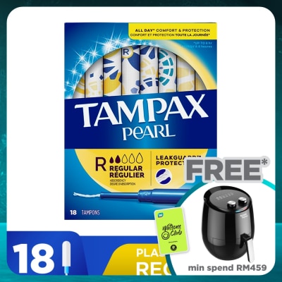 TAMPAX Plastic Applicator Regular 18s