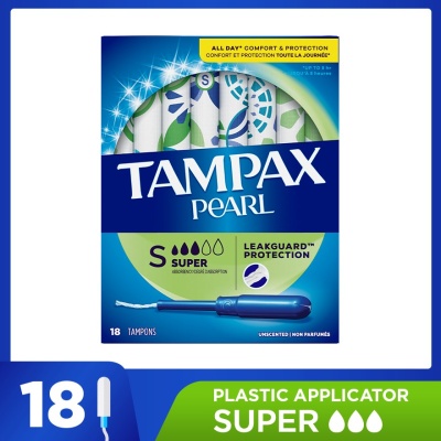 TAMPAX - Plastic Applicator Super 18s