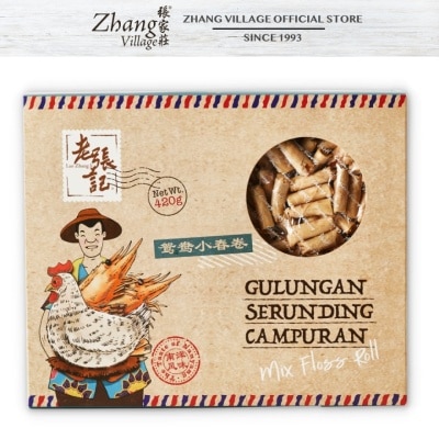 LAO ZHANG JI Crisp Mixed Floss Roll Pack 420g