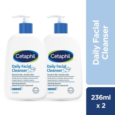 CETAPHIL Daily Facial Cleanser 236ml Twin Pack