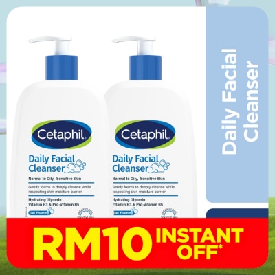 CETAPHIL Daily Facial Cleanser 236ml Twin Pack