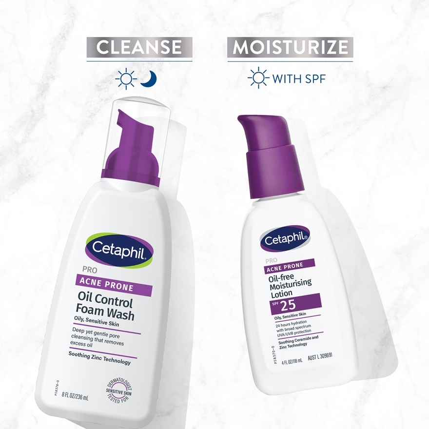 Pro Acne Cleanser 236ml & Moist 118ml