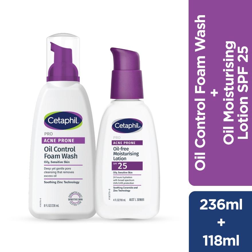 Pro Acne Cleanser 236ml & Moist 118ml