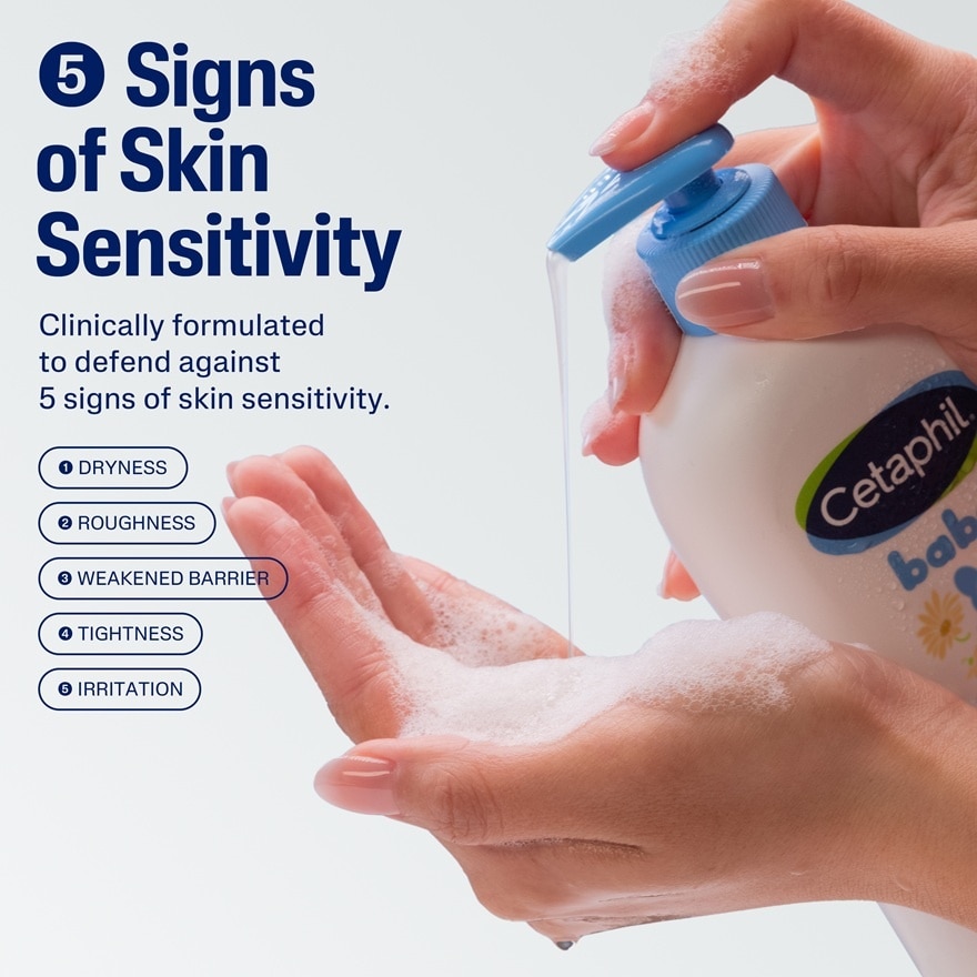 Baby Wash & Shampoo With Organic Calendula 400ML X 2