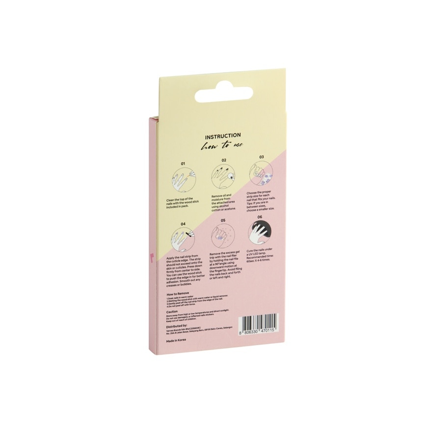 Semi Cure Nails Gel Strips 011