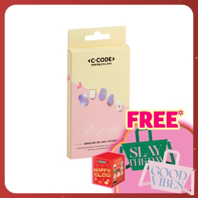 C.CODE Semi Cure Nails Gel Strips 011