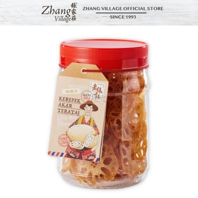 LAO ZHANG JI Traditional Lotus Root Chips Bottle 95g