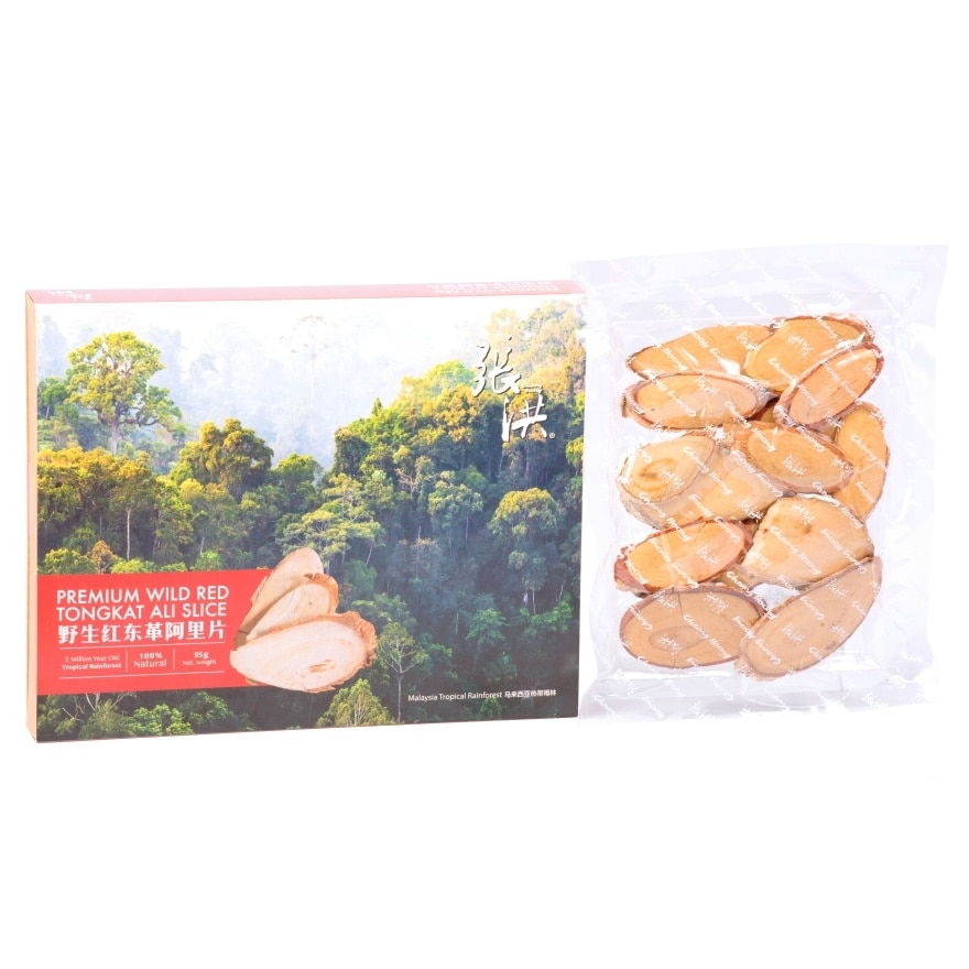 Premium Wild Red Tongkat Ali Slice 95g