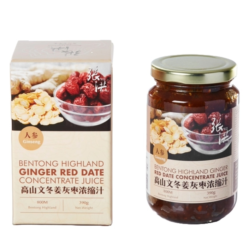 Ginseng Bentong H/Ginger Red Dates Concentrate Juice 390G