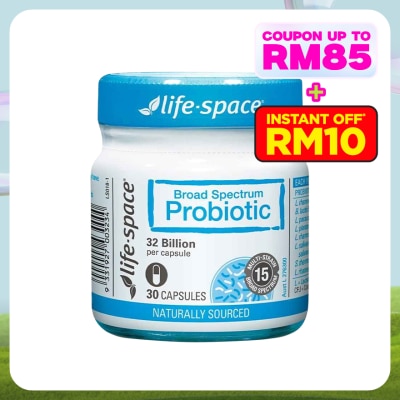 LIFE SPACE Broad Spectrum Probiotic 30 capsules