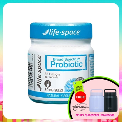 LIFE SPACE - Broad Spectrum Probiotic 30 capsules