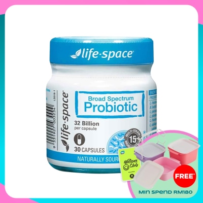 LIFE SPACE Broad Spectrum Probiotic 30 capsules