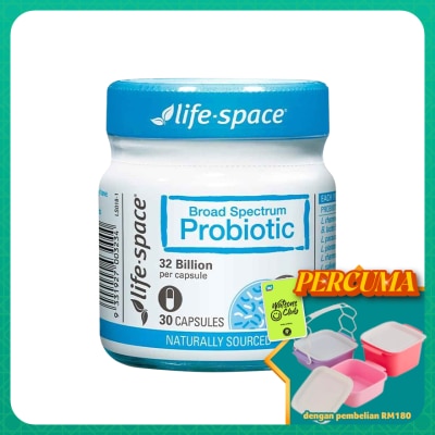 LIFE SPACE - Broad Spectrum Probiotic 30 capsules