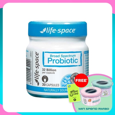 LIFE SPACE Broad Spectrum Probiotic 30 capsules