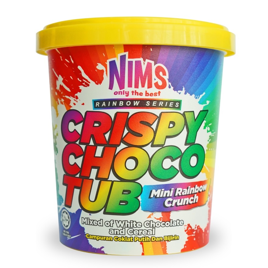 Crispy Choco Tub Mini Rainbow Crunch 250G image