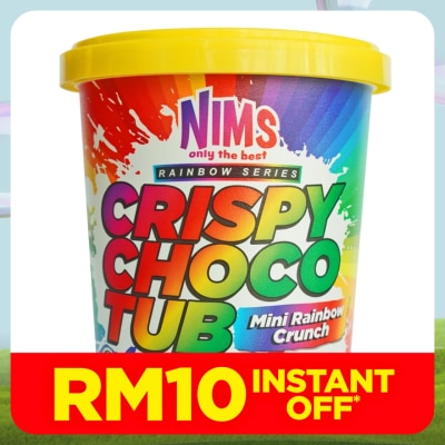 NIMS Crispy Choco Tub Mini Rainbow Crunch 250G