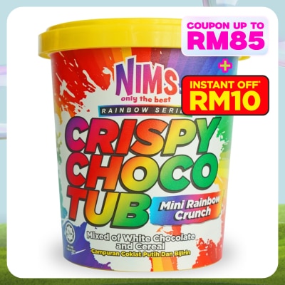NIMS Crispy Choco Tub Mini Rainbow Crunch 250G