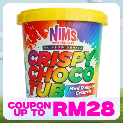 NIMS Crispy Choco Tub Mini Rainbow Crunch 250G