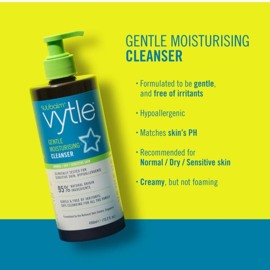 Vytle Gentle Moisturising Cleanser 450ml