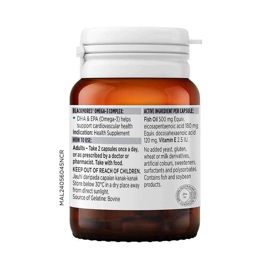 BLACKMORES OMEGA-3 COMPLEX 500MG 30S