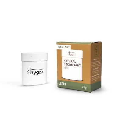 HYGR Natural Deodorant in Zen Refill 40g