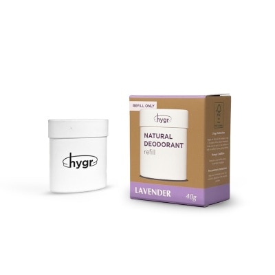 HYGR Natural Deodorant in Lavender Refill 40g