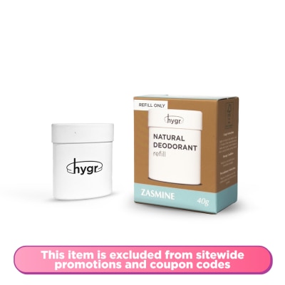 HYGR Natural Deodorant in Zasmine Refill 40g