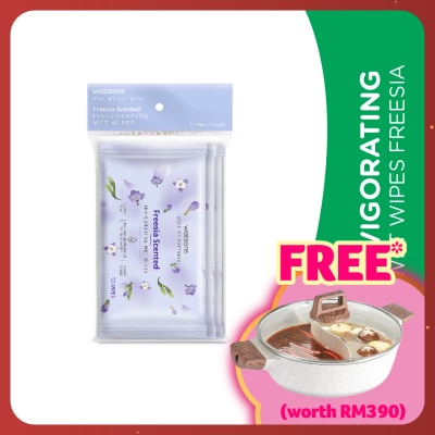 WATSONS Invigorating Wet Wipes Freesia 10SX3