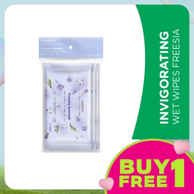 WATSONS Invigorating Wet Wipes Freesia 10SX3