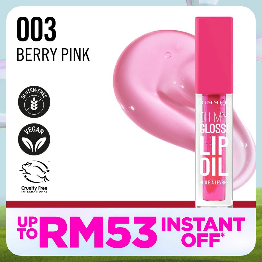 Oh My Gloss Lip Oil 003 Berry Pink
