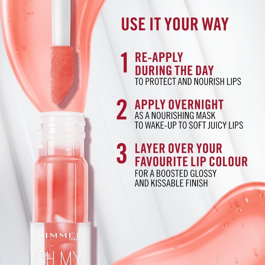 Oh My Gloss Lip Oil 004 Vivid Red