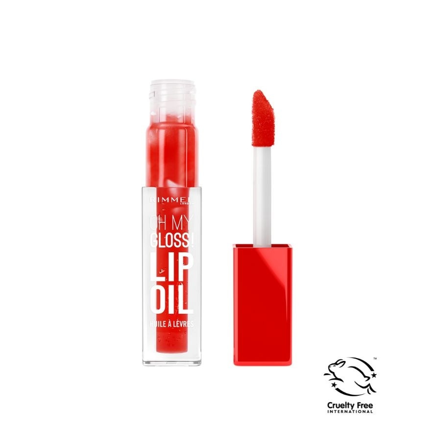 Oh My Gloss Lip Oil 004 Vivid Red